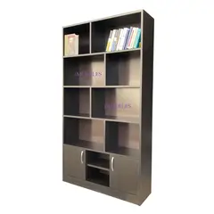 TEMEL - Librero De Melamina, Estante De Melamina, Biblioteca 1 Metro