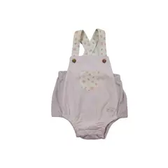 WAWA PIMA - OVEROL BOMBACHO ROSADO FLORAL PARA BEBÉ 100% ALGODÓN PIMA