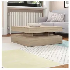 TU MESITA - Mesa de Centro Moderna Lusail Color Roble