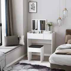 TU MESITA - Tocador Narcis Blanco 80cm