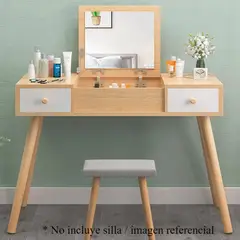 TU MESITA - Tocador Vintage Cosmetic Duna/Blanco 100 cm