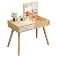 TU MESITA - Tocador Vintage Kate Duna/Blanco 90cm