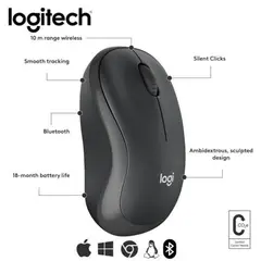 LOGITECH - Mouse Inalámbrico M240 Silent