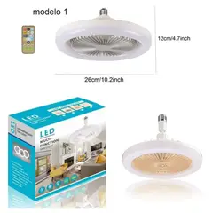 GENERICO - Foco ventilador de techo ahorrador inteligente control y fragancia 30w