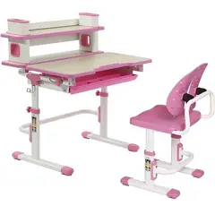 GENERICO - ERGOKID - Escritorio y Silla con Respaldo dividido-Niños 3 a 11 Años