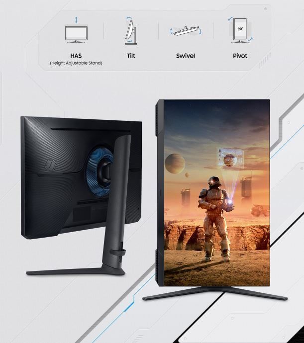MONITOR GAMING SAMSUMG 32DG300 32 FHD 180Hz 1Ms DISPLAYPORT