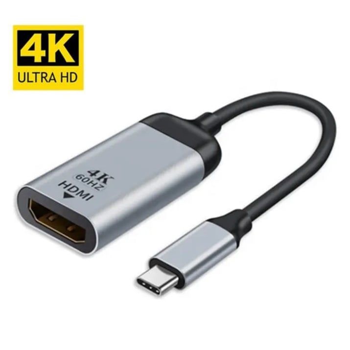 Adaptador Usb 3.1 Tipo C a HDMI 4k 60Hz para Windows Mac Android