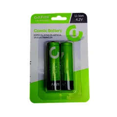 CAFINI - Pack de Baterías Recargables 1200 mah 4.2v 18650DC