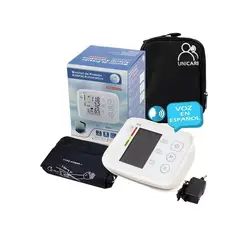 GENERICO - TENSIOMETRO UNICARE CON FUNCION DE VOZ Y ADAPTADOR DE CORRIENTE