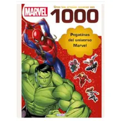 GENERICO - Libro Infantil 1000 PEGATINAS DEL UNIVERSO MARVEL