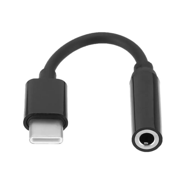 Adaptador USB Tipo C A Jack 35mm para Audífonos Microfónos Handfree