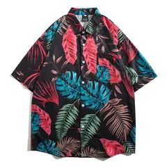 ZIMRAHYG - Camisa Manga Corta Hombre para vacaciones en la playa