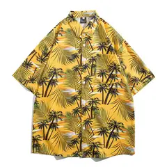 ZIMRAHYG - Camisa Manga Corta Hombre para vacaciones en la playa