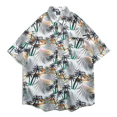 ZIMRAHYG - Camisa Manga Corta Hombre para vacaciones en la playa