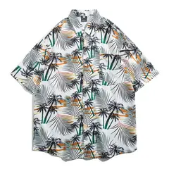 ZIMRAHYG - Camisa Manga Corta Hombre para vacaciones en la playa