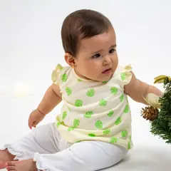 WAWA PIMA - CONJUNTO TROPICAL PARA BEBE NIÑA100% ALGODÓN PIMA