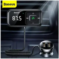 BASEUS - Sintonizador S16 FM Bluetooth Para Auto