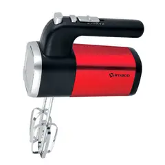 IMACO - Batidora de Mano 400 W con 5 velocidades HM400R Rojo