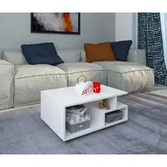 TU MESITA - Mesa de Centro Moderna Angela color Blanco