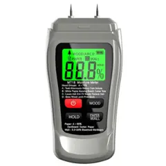 GENERICO - Higrómetro Medidor de Humedad Digital para Madera Concreto Drywall