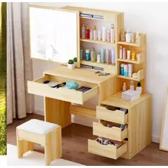 TU MESITA - Tocador con espejo Julius 4 cajones