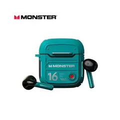 MONSTER - Audífonos Bluetooth TWS XKT16 Verde -