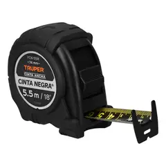 TRUPER - Wincha cinta negra 5.5 m cinta 19 mm
