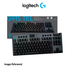 LOGITECH - TECLADO MECANICO INALAMBRICO G915 TKL GAMING P/N: 920-009495