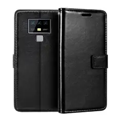 GENERICO - Funda Case para Xiaomi Mi 12 T Flip Cover Antishock Negro Resistente
