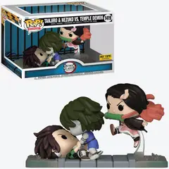 FUNKO - Demon Slayer Kimetsu - Tanjiro y Nezuko Vs Temple Demon