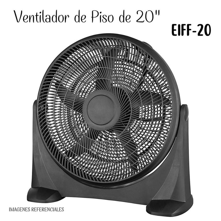Ventilador de Piso de 20" - 95 Watts / EIFF-20 - NEGRO