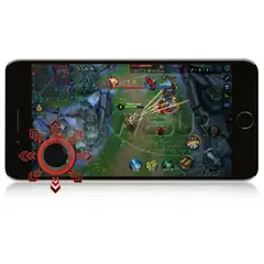 GENERICO - Joystick Gamer Q8 Azul para celular