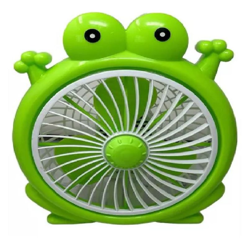 Ventilador de Escritorio Kawaii Electrico Sapito