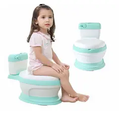GENERICO - Inodoro Basin de Entrenamiento Musical para Niños Celeste