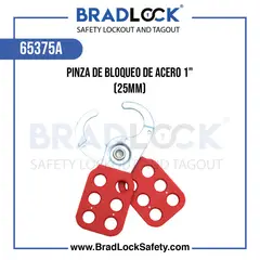 BRADLOCK - Pinza de Bloqueo 65375A de Grupo en Acero de 1 de Arco