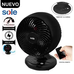 SOLE - VENTILADOR SOBRE MESA TURBOMAX - SOLAIR016