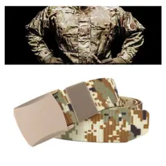 GENERICO - Cinturon Correas Camuflaje Unisex Jeans short Camuflada Ajustable