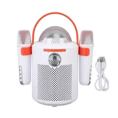 GENERICO - Parlante Karaoke con 2 Micrófonos Inalámbricos Bluetooth 5,0