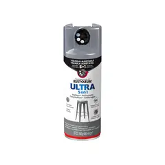 RUST OLEUM - Pintura en aerosol Ultra 5 en 1 Gris Niebla Brillante