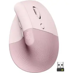 LOGITECH - MOUSE LIFT VERTICAL WIRELESS-BLUETOOTH ROSA