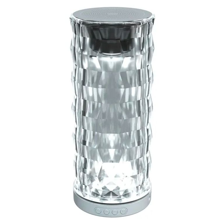 Parlante de Cristal Bluetooth 4 Luces de Color YXN3 Sonido 360°