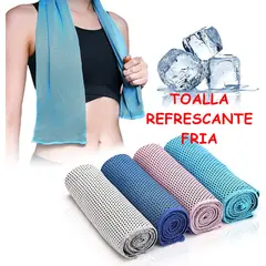 GENERICO - Toallas Frías Hielo Refrescantes y Relajantes Heladas Microfibra MUJER