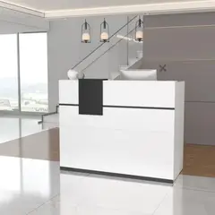TU MESITA - Mueble Counter para Recepción Moderno Simón Blanco