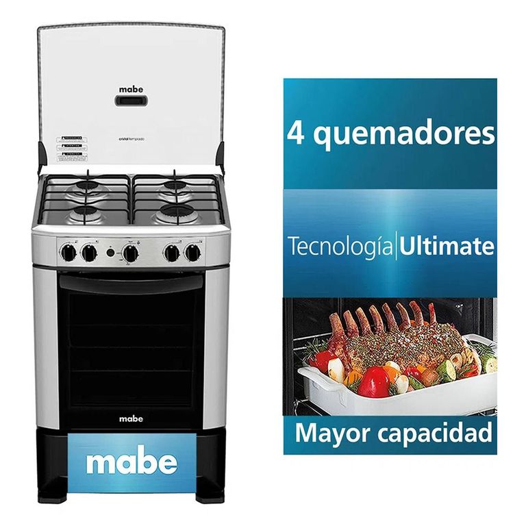 Cocina 4 hornillas Encendido Electrico CMP6014AG0