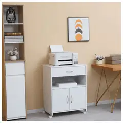 VENTITAS HOME - Mueble Porta Impresora Francisco Blanco