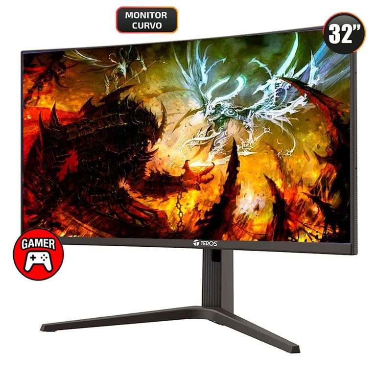Monitor Gamer 32 QHD 2K 165Hz 1MS VA HDMI/DPP FreeSync TE-3210G