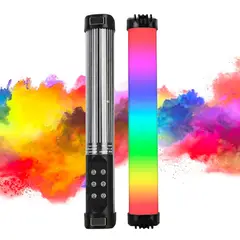 GENERICO - Lámpara de Fotografía de Mano Regulable Luz LED RGB 49 Modos RL-30SL