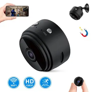 OEM - Mini Cámara Espía WiFi HD 1080P Inalámbrica Sensor de Movimiento