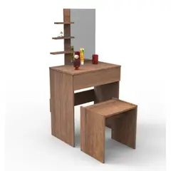 NACION MUEBLES - Tocador Moderno con Taburete Vale