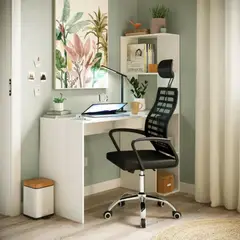 TU MESITA - Escritorio Juvenil con estantes Poisón color Blanco